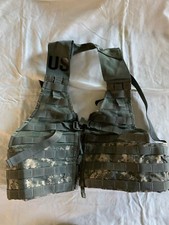 US Military ACU Fighting Load Carrier Tactical Vest Digital Camo MOLLE