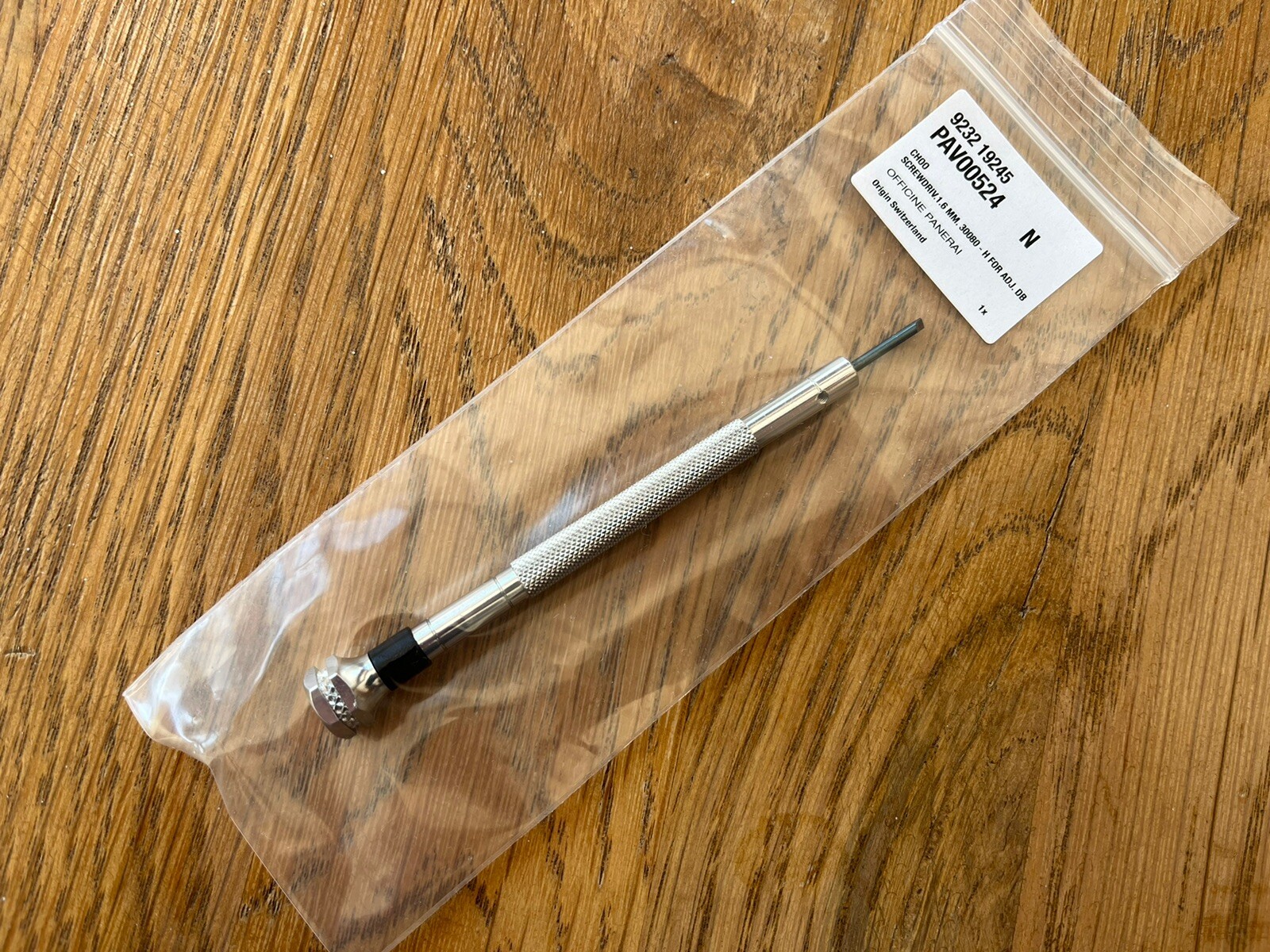 OFFICINE PANERAI OEM 1.6mm SCREWDRIVER BRAND NEW IN PACKET