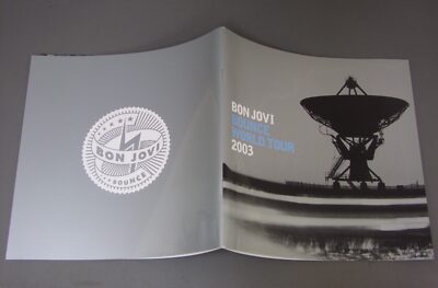 BON JOVI  BOUNCE ツアーパンフ　2003 BON JOVI/2003 BOUNCE WORLD TOUR PROGRAM w/JAPANESE STUB | eBay