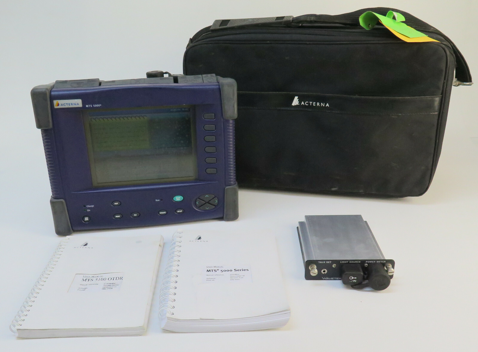 Wavetek Acterna JDSU MTS5100e OTDR MTS5000e w/ Opt: PAS-FD, 50660 LTS, 5026 HD