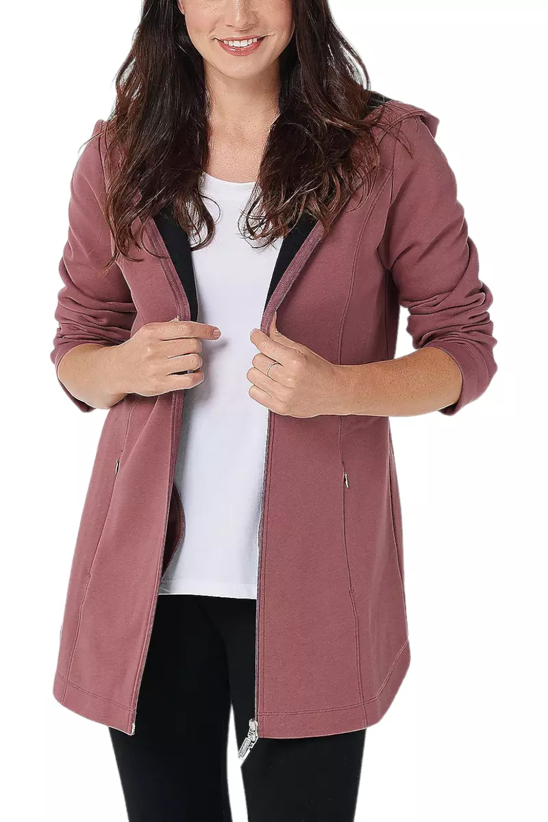 Denim & co fleece jacket cheap
