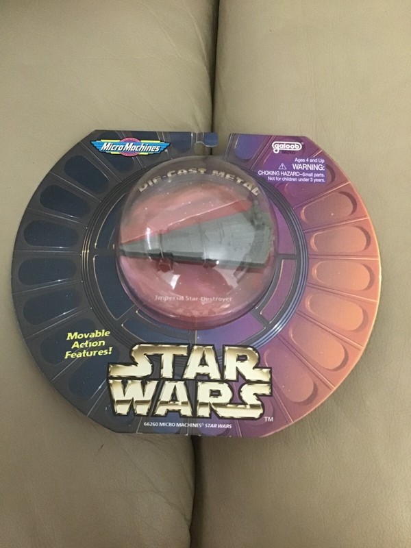 Imperial Star Destroyer Micro Machines Die Cast 
