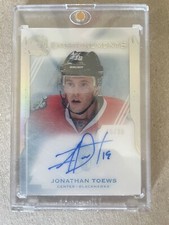 2015 - 16 Upper Deck The Cup Enshrinements Auto Autograph Jonathan Toews /99