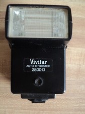 Vivitar 2800-D Dedicated Shoe Mount Camera Flash Works well
