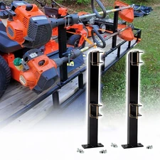2-Place Edgers Weeder Gas Trimmer Rack Holders For Open Landscape Trailer