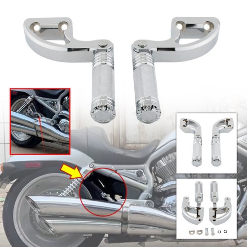 Passenger Foot Pegs Footrest Mount Bracket For Harley V-Rod VRSCA VROD 2002-2006