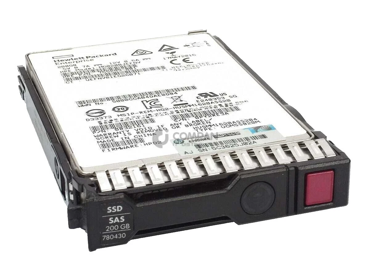 HP SAS Solid-State Drives 2.5 in Form Factor