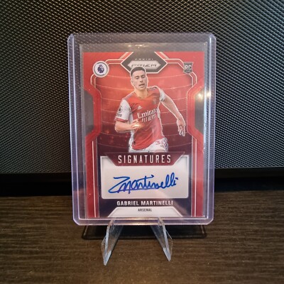 2021-22 Panini Prizm Gabriel Martinelli Auto Red Stars Asia Exclusive RC