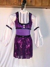 Purple  White Youth  Adult Jazz/Tap/Musical Theatre Dance Costume
