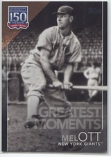 2019 Topps Series 2 MEL OTT  BLACK Parallel 150 Years of Professional /299 GM-3