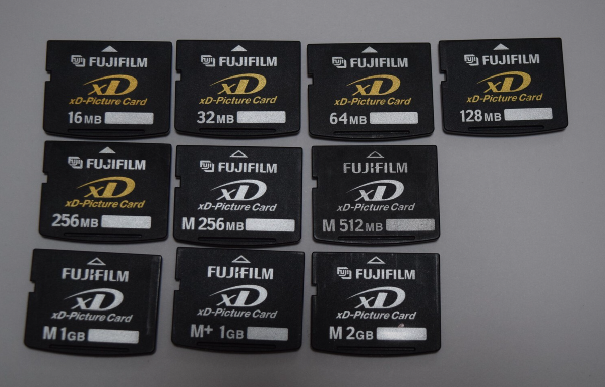 Fujifilm xD-Picture Card 16MB 32MB 64MB 128MB 256MB 512MB 1GB 2GB