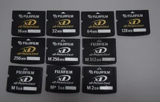 Fujifilm xD-Picture Card 16MB 32MB 64MB 128MB 256MB 512MB 1GB 2GB H M M+