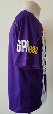 Maillot De Foot Perth Glory 2010/2011 – Domicile, N°9 Fowler, Taille M, état Moyen
