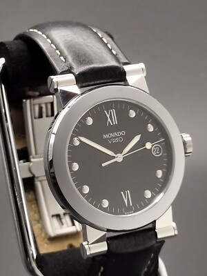 数量は多 VIZIO MOVADO condition Good 83 quartz watch, men's 878 C2 モバード