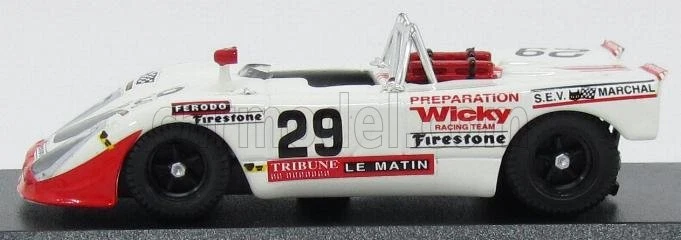 MODELLINO AUTO STATICO BEST PORSCHE 908/2 FLUNDER #29 24H LE MANS 1971 1/43 - Immagine 3 di 4