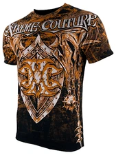 Xtreme Couture By Affliction Men's T-shirt Iliad Black S-4XL