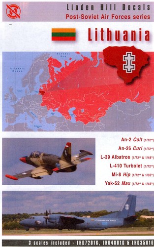 Linden Hill Decals 1/72 LITHUANIA AIR FORCE Post Soviet Air Force Series - 第 1/6 張圖片