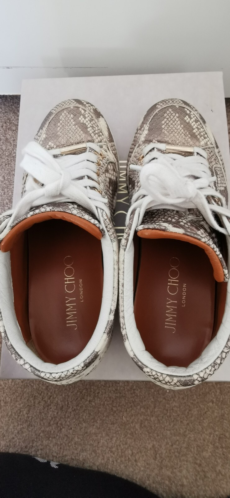 Jimmy choo trainer Python patterns UK size 3 EU 36 - image 4