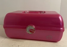 Caboodles Pink Make Up Accessories Organizer Made in the USA