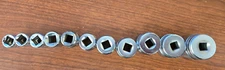 Set of 11 Blackhawk 3/8" drive sockets 1" through 3/8" See Description