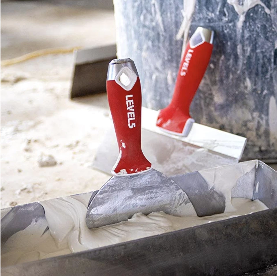 LEVEL5 Herramientas para paneles de yeso 8", 10", 12" Juego de cuchillos para cinta 3 piezas Acero inoxidable | 5-619 Foto 2 de 4