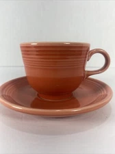 Persimmon~FIESTA WARE HOMER LAUGHLIN CHINA®️ COFFEE/TEA CUP SAUCER