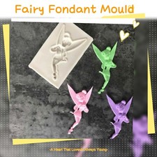 Fairy Silicone Fondant Cake Topper Mold Mould Chocolate Candy Sugar Paste Icing