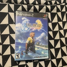 Final Fantasy X (PlayStation 2, 2001) Ps2  Black Label - No Manual