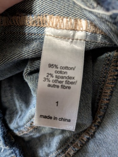 Maurices- Denim Blue Jean Distressed Cropped Jacket Sz 1X - Picture 5 of 5