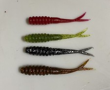 100pk 2 1/2” Crappie Fluke great for all fresh water fish especially crappie!!