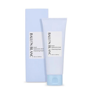 Ballon Blanc Multi Hyaluronsäure Reinigungsschaum, koreanische Kosmetik, Kbeauty