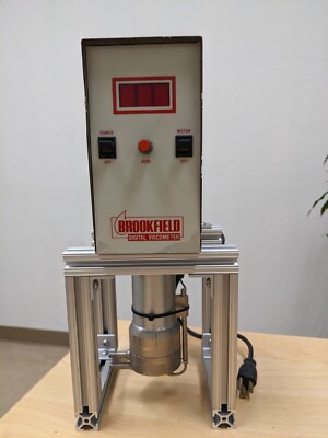 BROOKFIELD ENGINEERING LVTD DIGITAL VISCOMETER Working