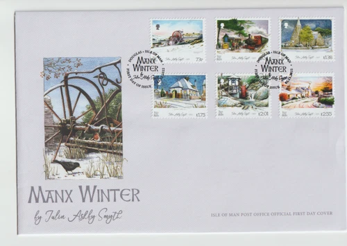 GB Isle of Man 2022  Manx Winter FDC per scan