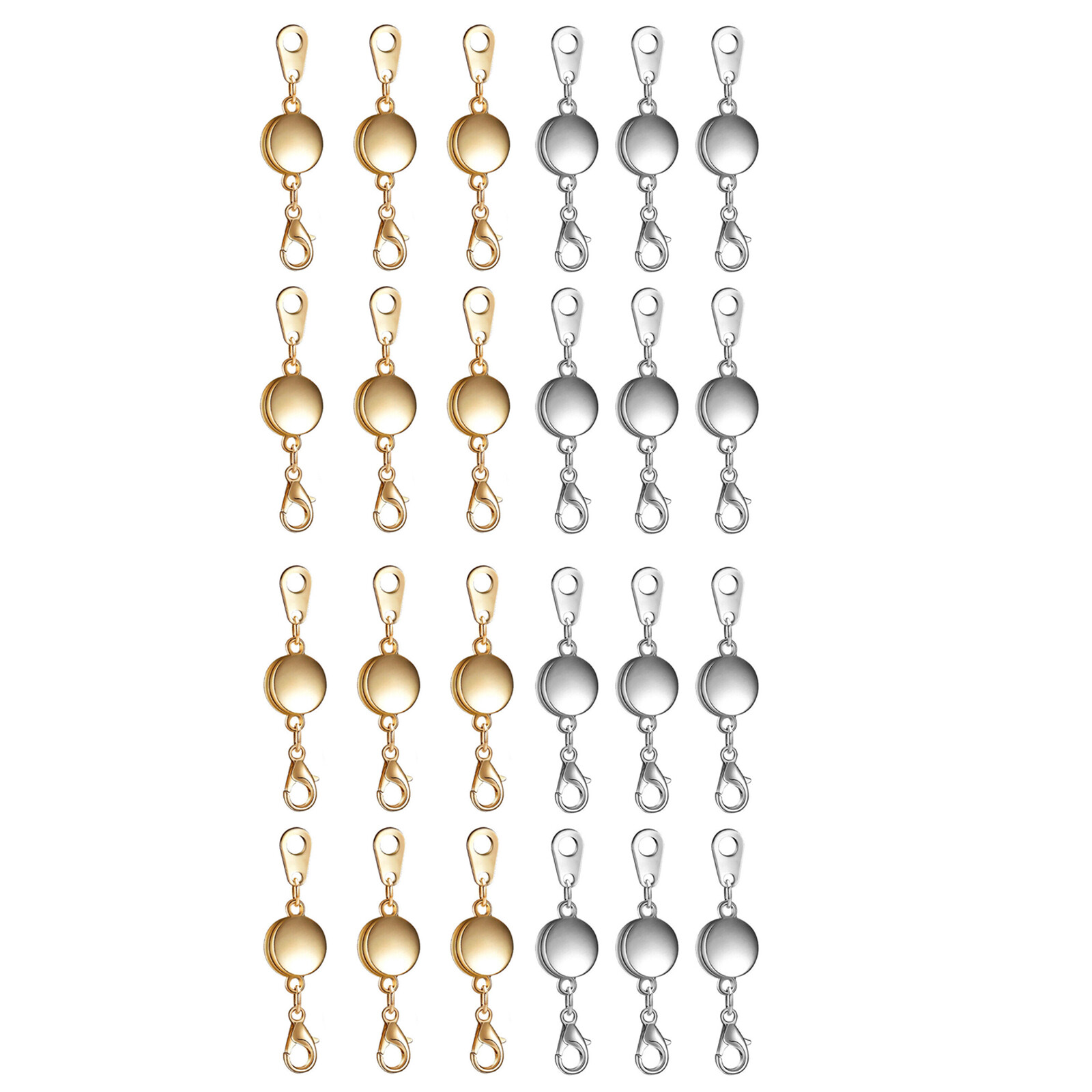 24* Magnetic Extension Chain Jewelry Clasp Kit For Necklace Bracelets Jewelry