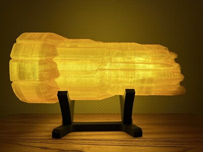 Stargate Atlantis ZPM Lampe Modell Farbe Gelb