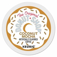The Original Donut Shop Coffee, Coconut Mocha, 12 K-Cups 4.1 Ounce (Pack of 3)