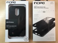 Incipio Dual-Layer Case for LG Aristo in Black - DualPro Protection