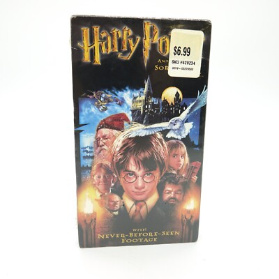 SEALED Harry Potter and the Sorcerers Stone (VHS, 2002) First Edition NEW SEALED