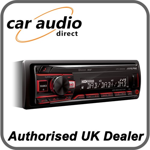 Alpine UTE-204DAB Mechless DAB+ Car 