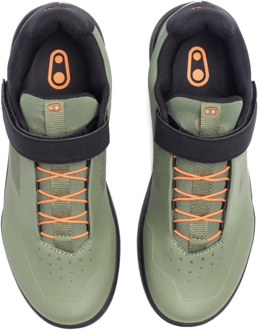 crankbrothers-stamp-speedlace-flat-shoes-green-orange-us-6-eu-38-ebay