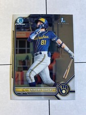 Jheremy Vargas 2022 Bowman Chrome Prospect #BCP-144 Milwaukee Brewers