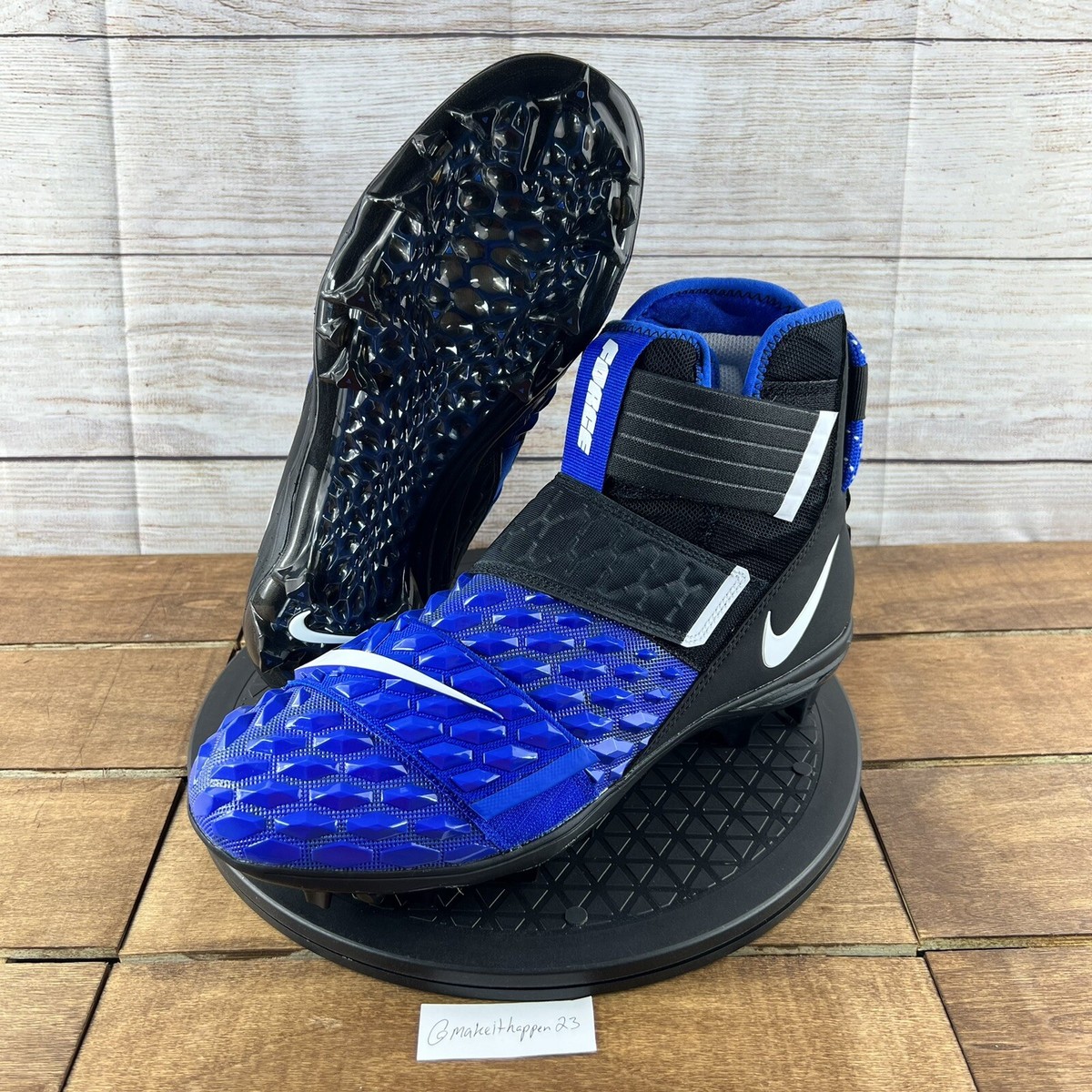 Nike Force Savage Elite 2 Football Cleats Blue Black AH3999-004
