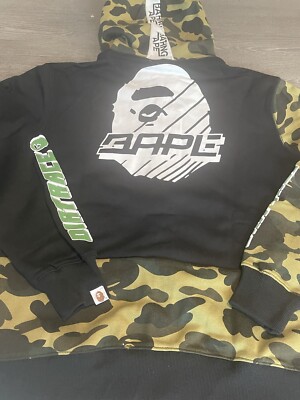 Bape Bmx Mask Full Zip Hoodie Small Black | eBay