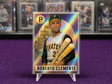Roberto Clemente Holographic Foil Custom Art Trading Card Pittsburgh 2026