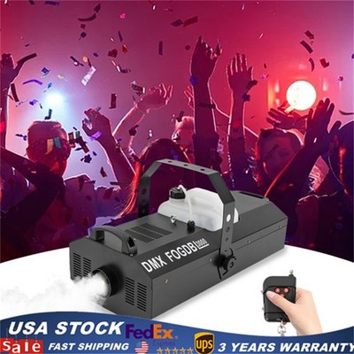 DMX Fog Machine Stage Fogger Smoke Machine DJ Fog Smoke Effect 30000CFM 3000W