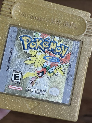 Pokemon Gold Version Nintendo Game Boy Color Authentic NEW SAVE BATTERY TESTED - Picture 3 of 7