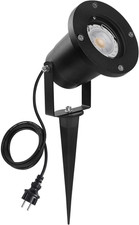 Luci per Sentieri Con Picchetto, 7W Faretto Da Giardino GU10 Proiettore LED Spot