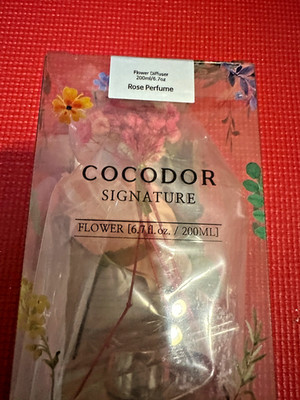 COCODOR Signature Rose Flower Perfume K-Beauty Reed Diffuser 6.7 Fl. Oz. 200 ml