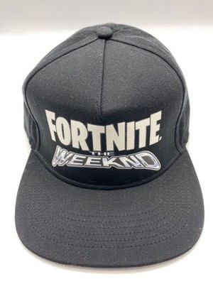 The Weeknd x Fortnite Festival Snapback Hat 5-Panel Cap Black XO Merch Rare 
