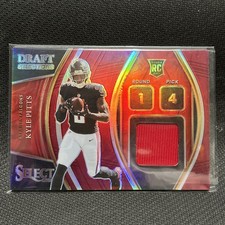 Kyle Pitts Rookie Draft Selections Patch 2021 Panini Select Football #DS-KPI RC